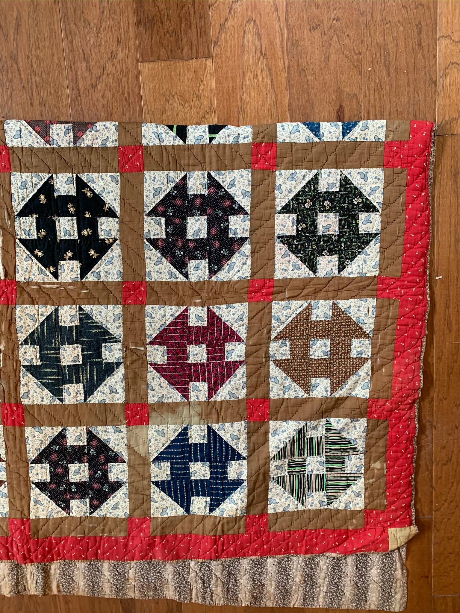 4 Vintage Patch Quilts