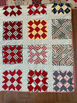 4 Vintage Patch Quilts