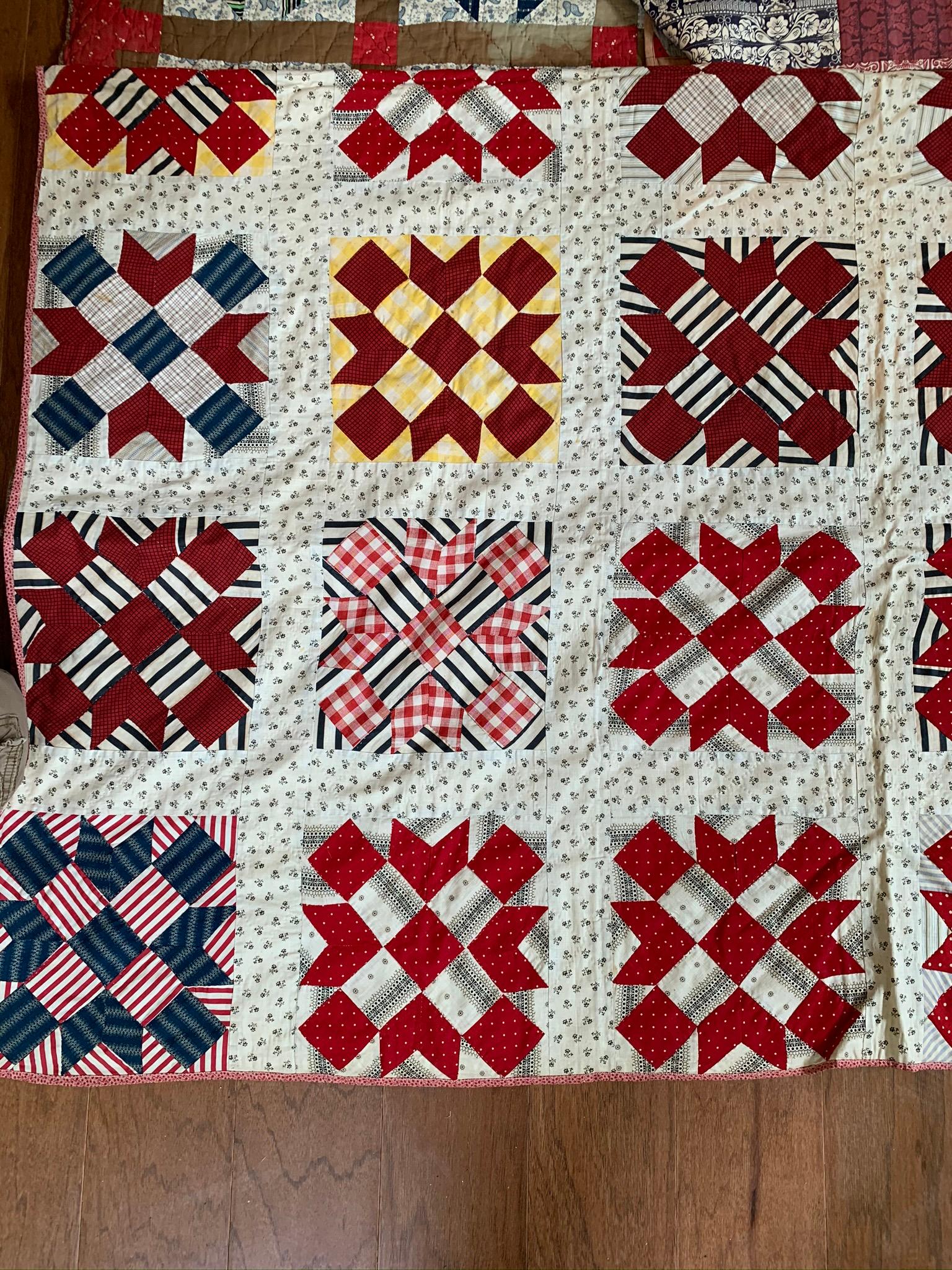 4 Vintage Patch Quilts