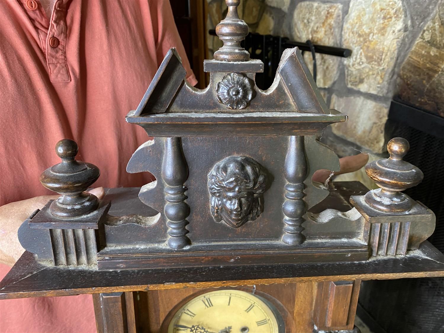 Antique Clock with elaborate design
