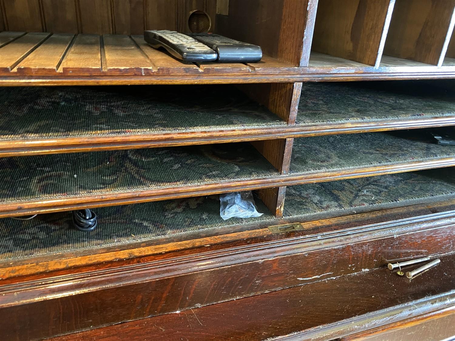 Large and unusual doctor's or Dentist's office cabinet