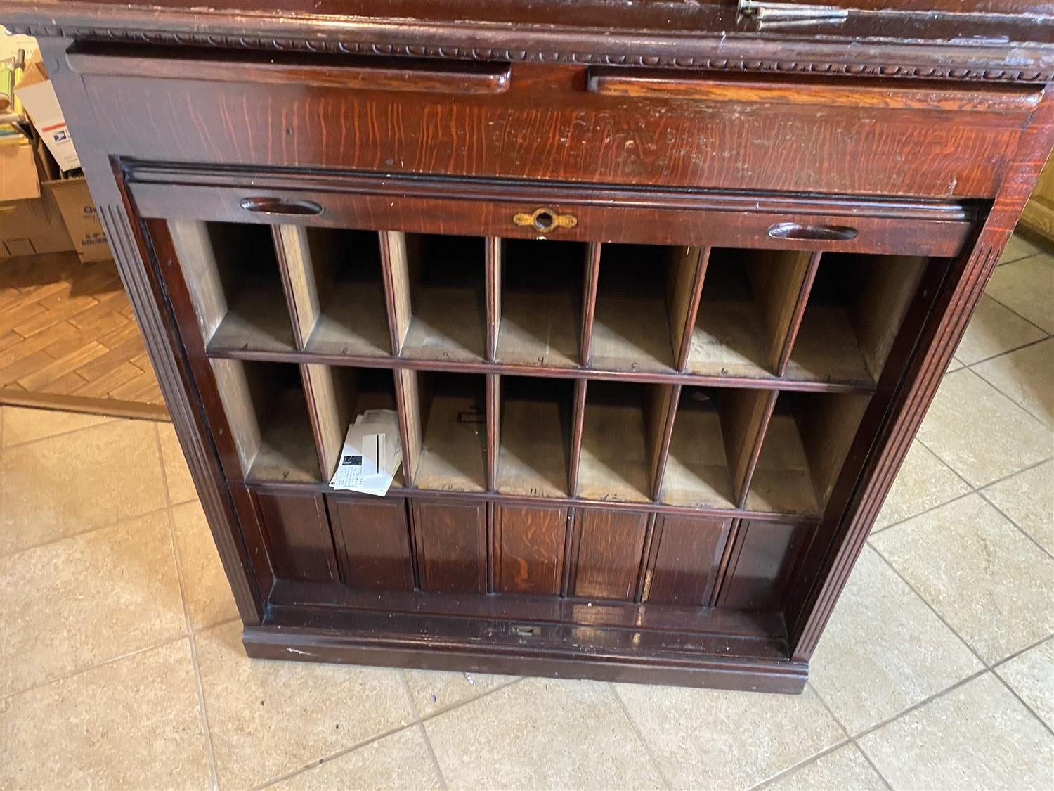 Large and unusual doctor's or Dentist's office cabinet