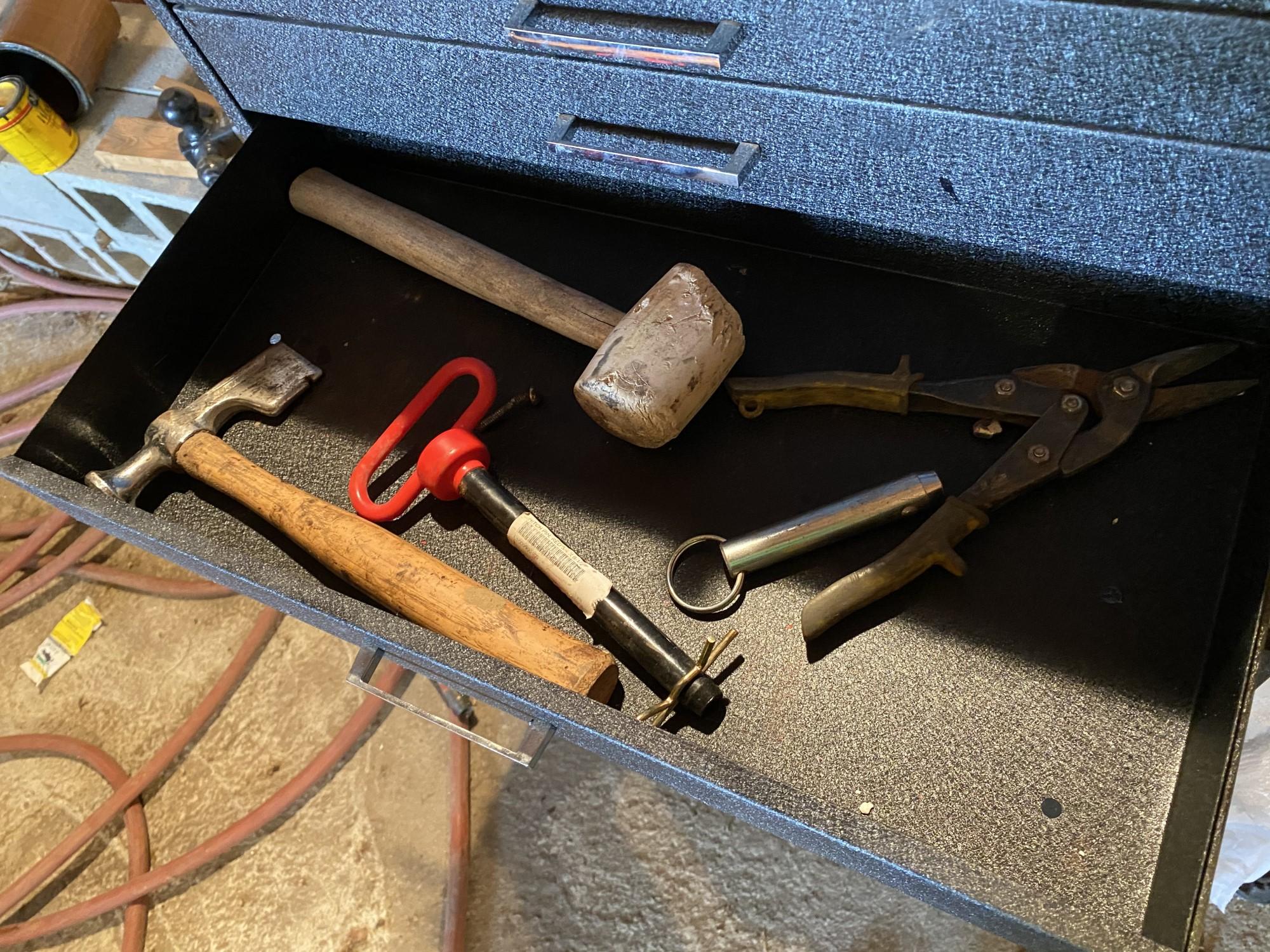 Nice Metal Toolbox WITH Contents