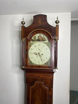 Antique English Tall Case Grandfather Clock