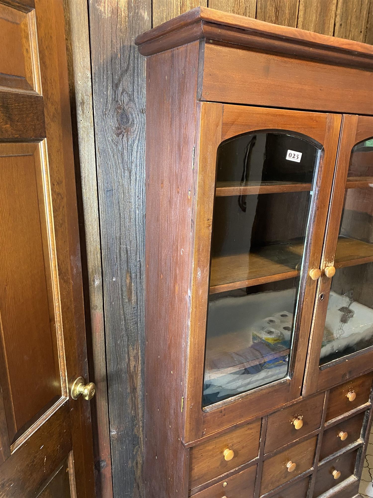 Antique Store or Shop Cabinet with 9 drawers