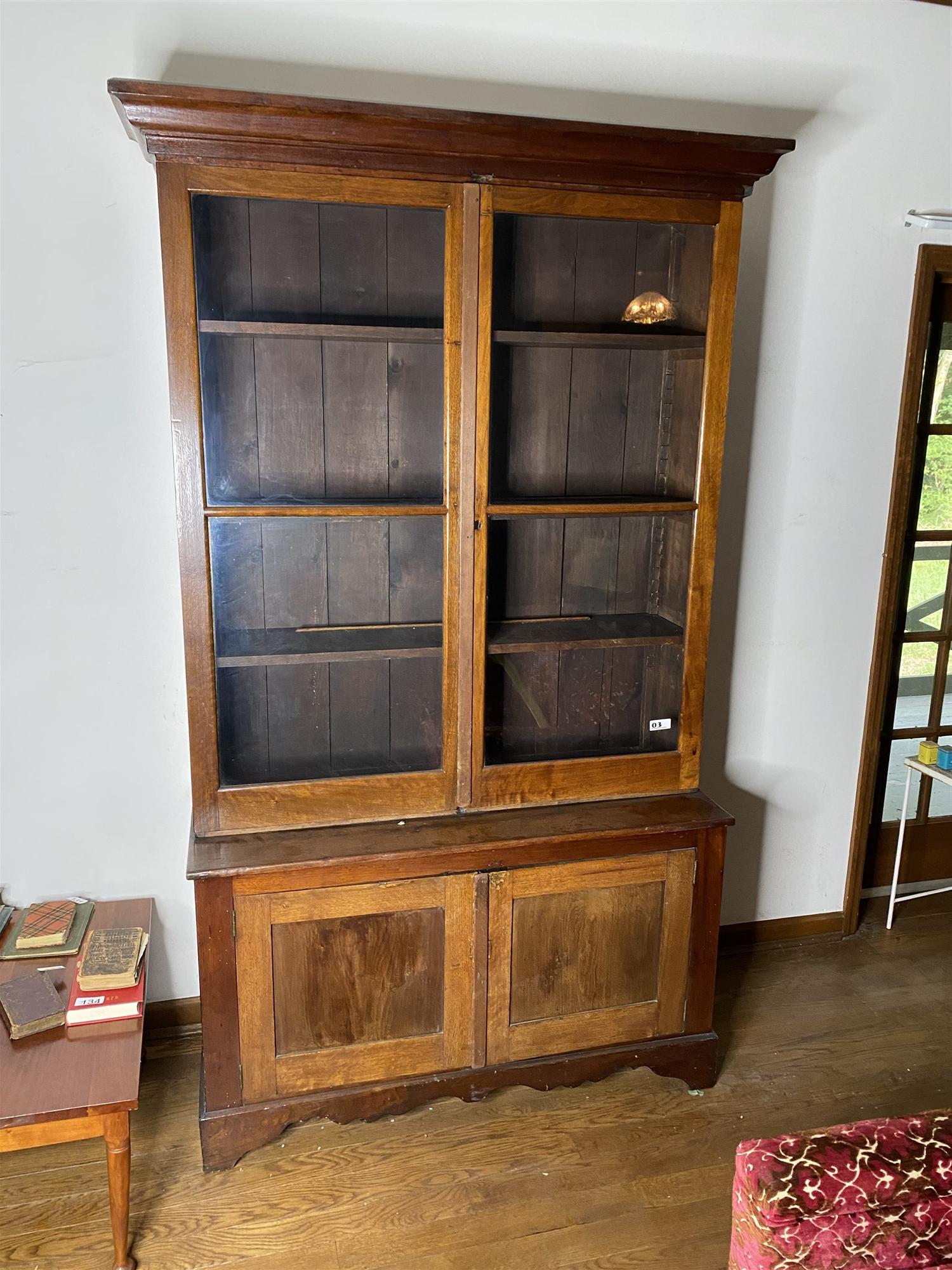 Large 19th century Flat Wall Store Cupboard