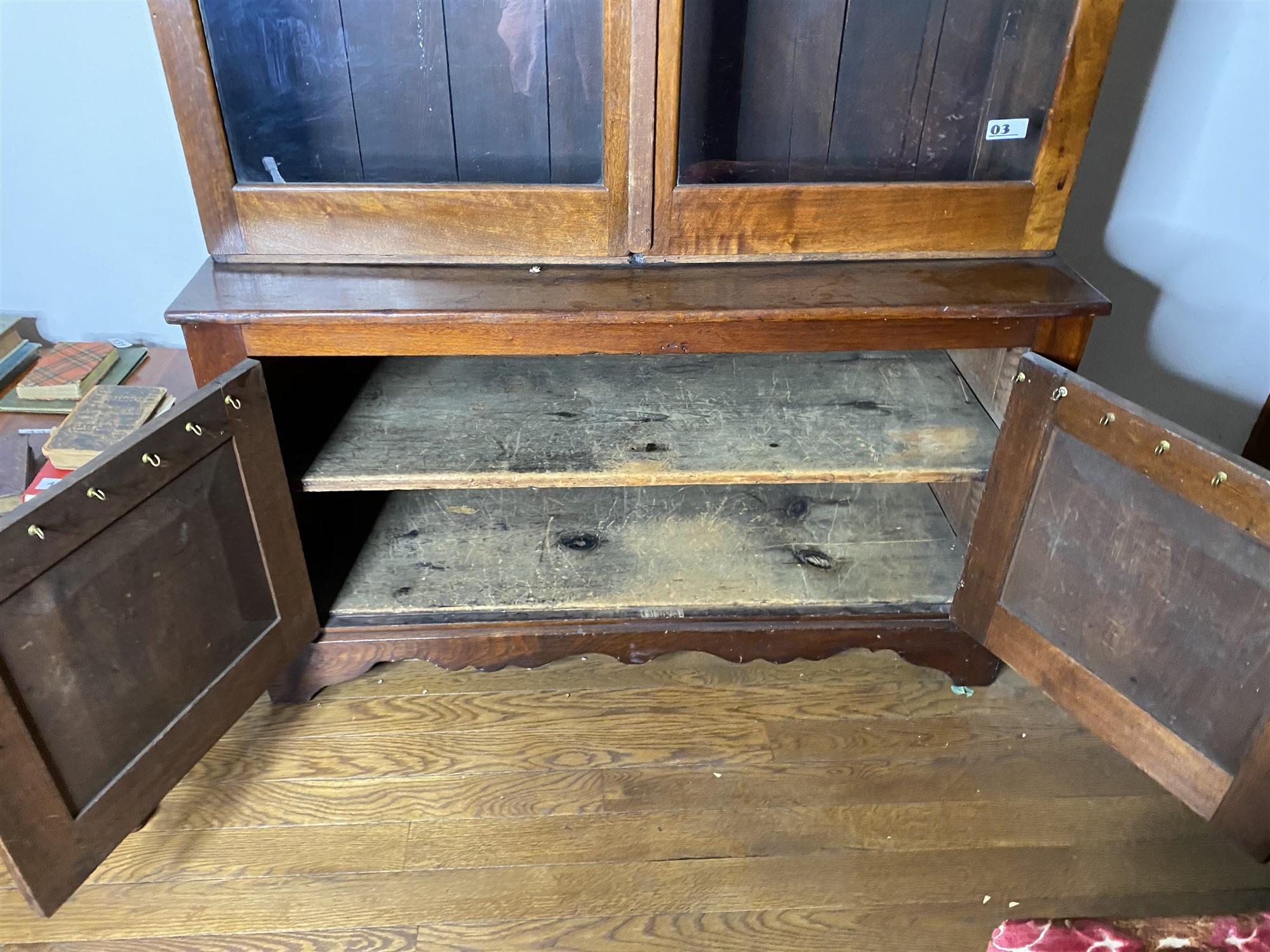 Large 19th century Flat Wall Store Cupboard