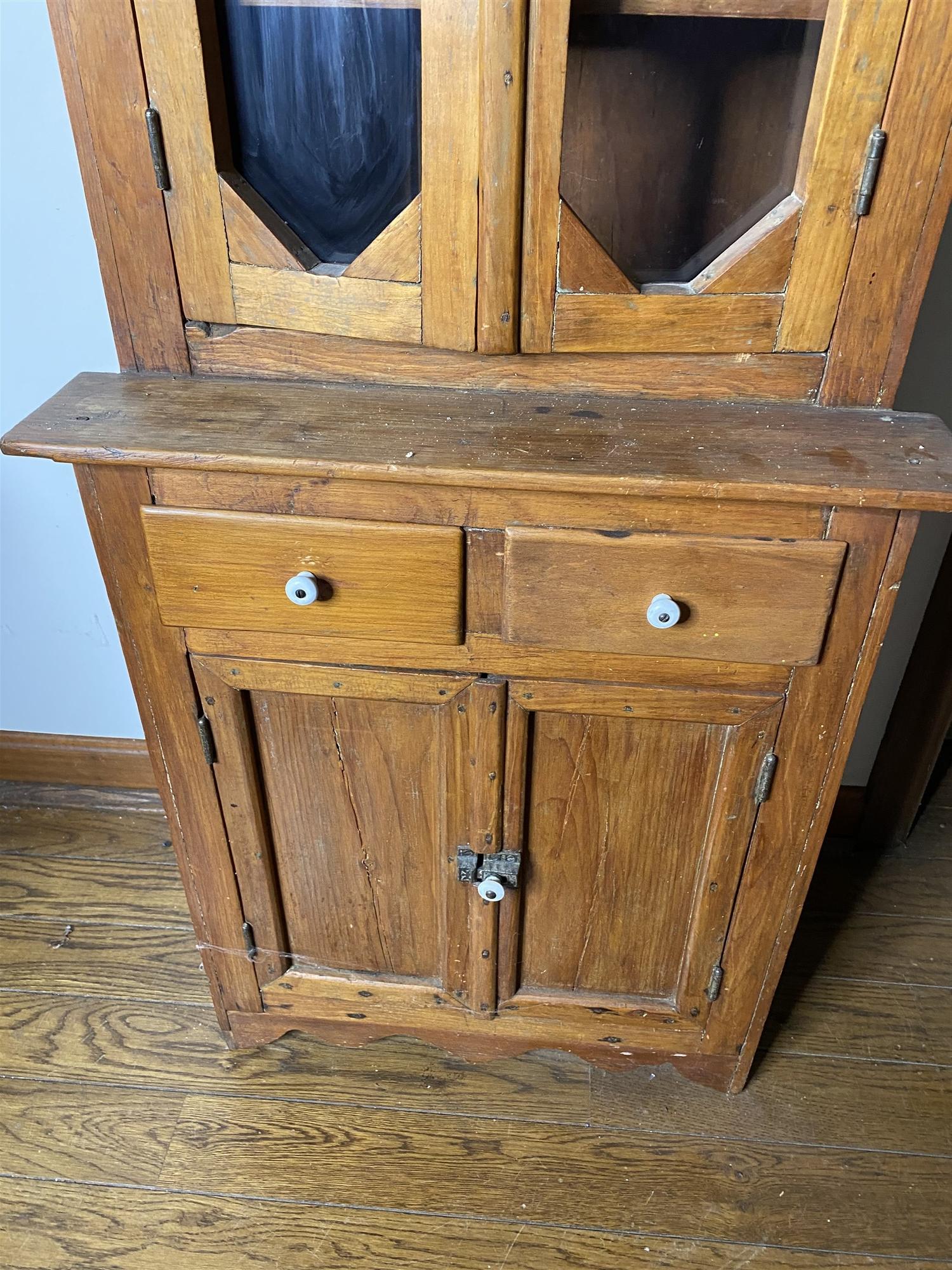 Antique Miniature Flat Wall cupboard