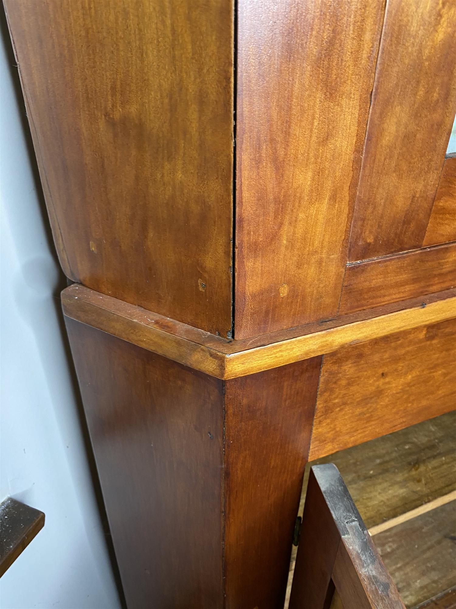 Large c. 1850 Large Corner Cabinet