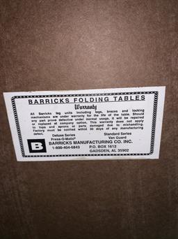 Barricks Folding Conference Table 8' x 3'