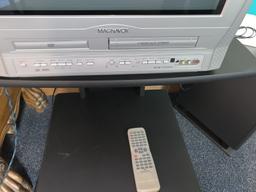 Magnavox DVD / vhs Combo with Remote and Stand