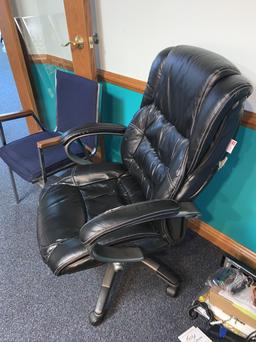 Lane Leather Office Chair (does have damage, please see pictures