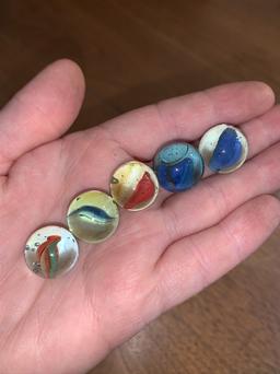 Unique Vintage Marbles Cat Eyes