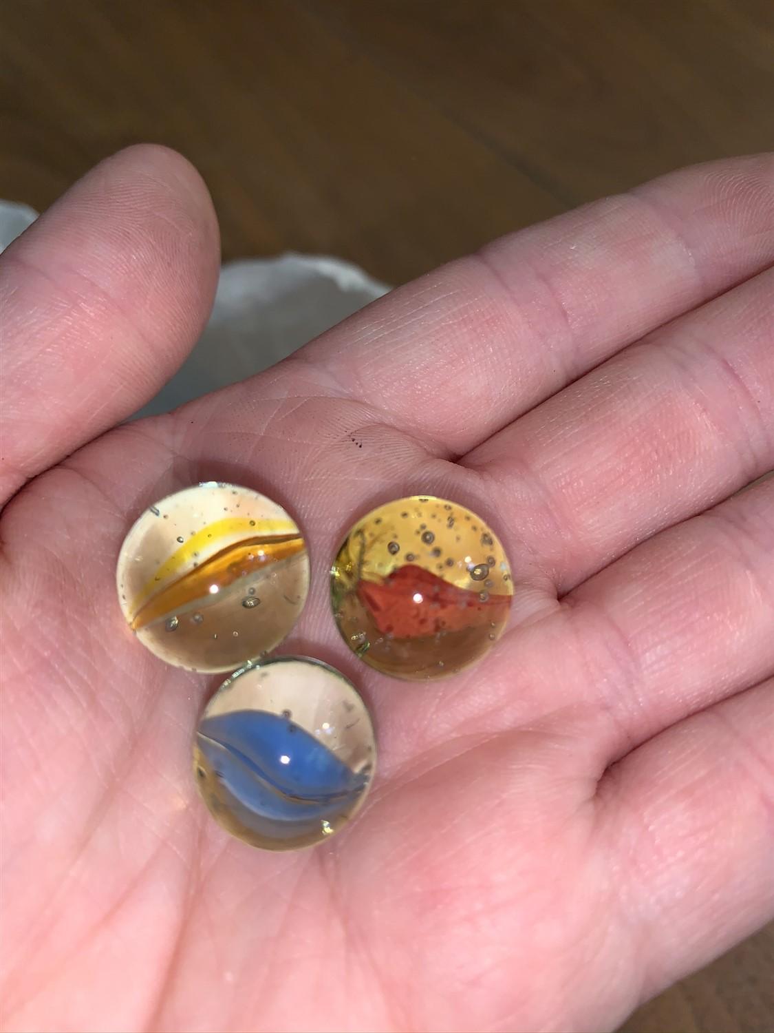 Unique Vintage Marbles Cat Eyes