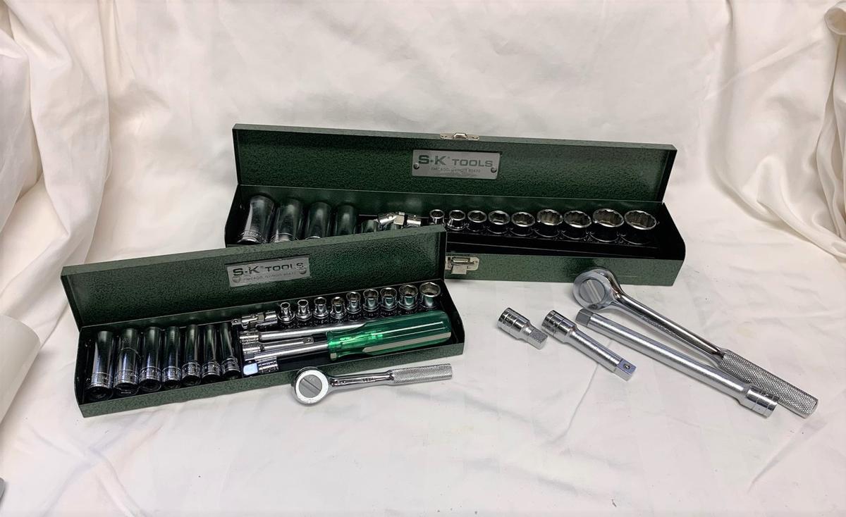 (2) SK Socket Sets 3/8 and 1/4 Drive.