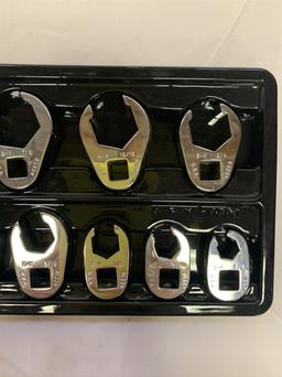 NICE! SK Crow Foot Wrench Set 10pc 1" - 3/8"