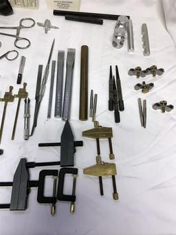 BIG GROUP! SK Chisels, Craftsman Punches, Extension Magnets, Machinist Clamps, Forceps