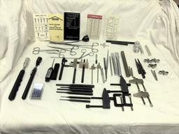 BIG GROUP! SK Chisels, Craftsman Punches, Extension Magnets, Machinist Clamps, Forceps