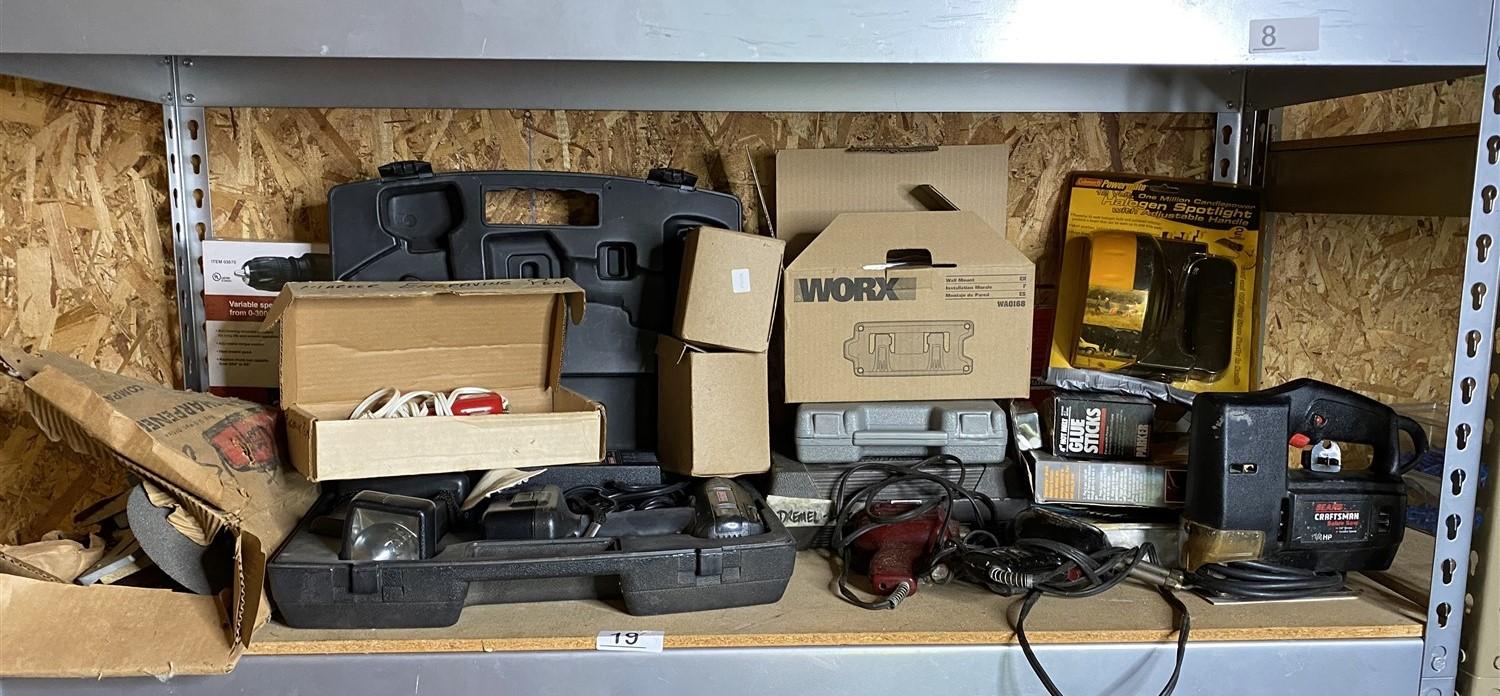 Lot of assorted power tools and more