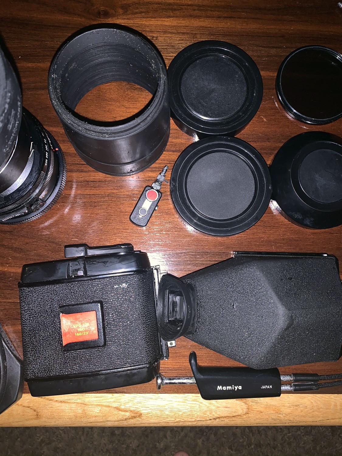 Mamiya  RB67 Camera 3 Mamiya  Lenses and Numerous Accessories