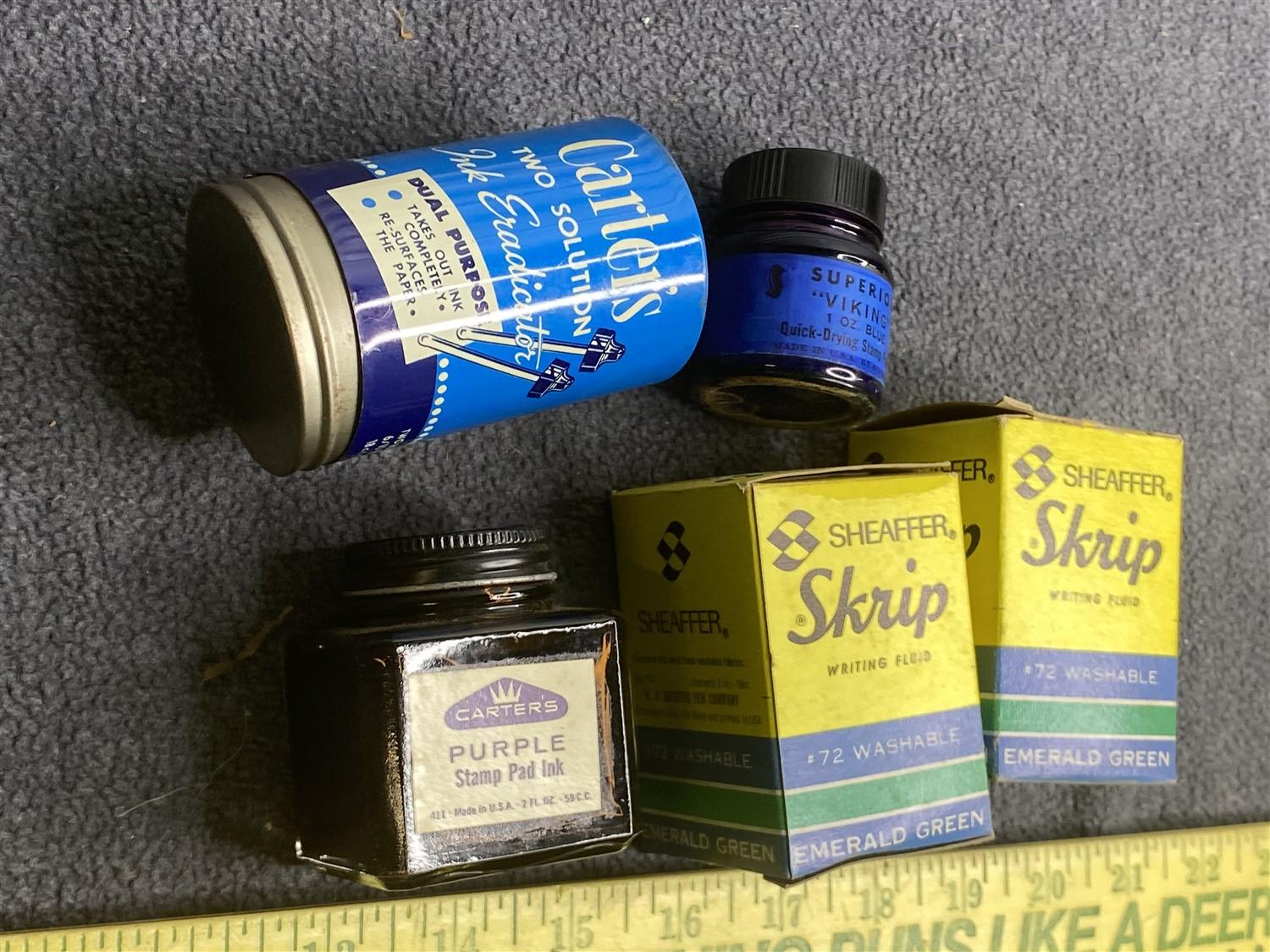 Group of vintage inks