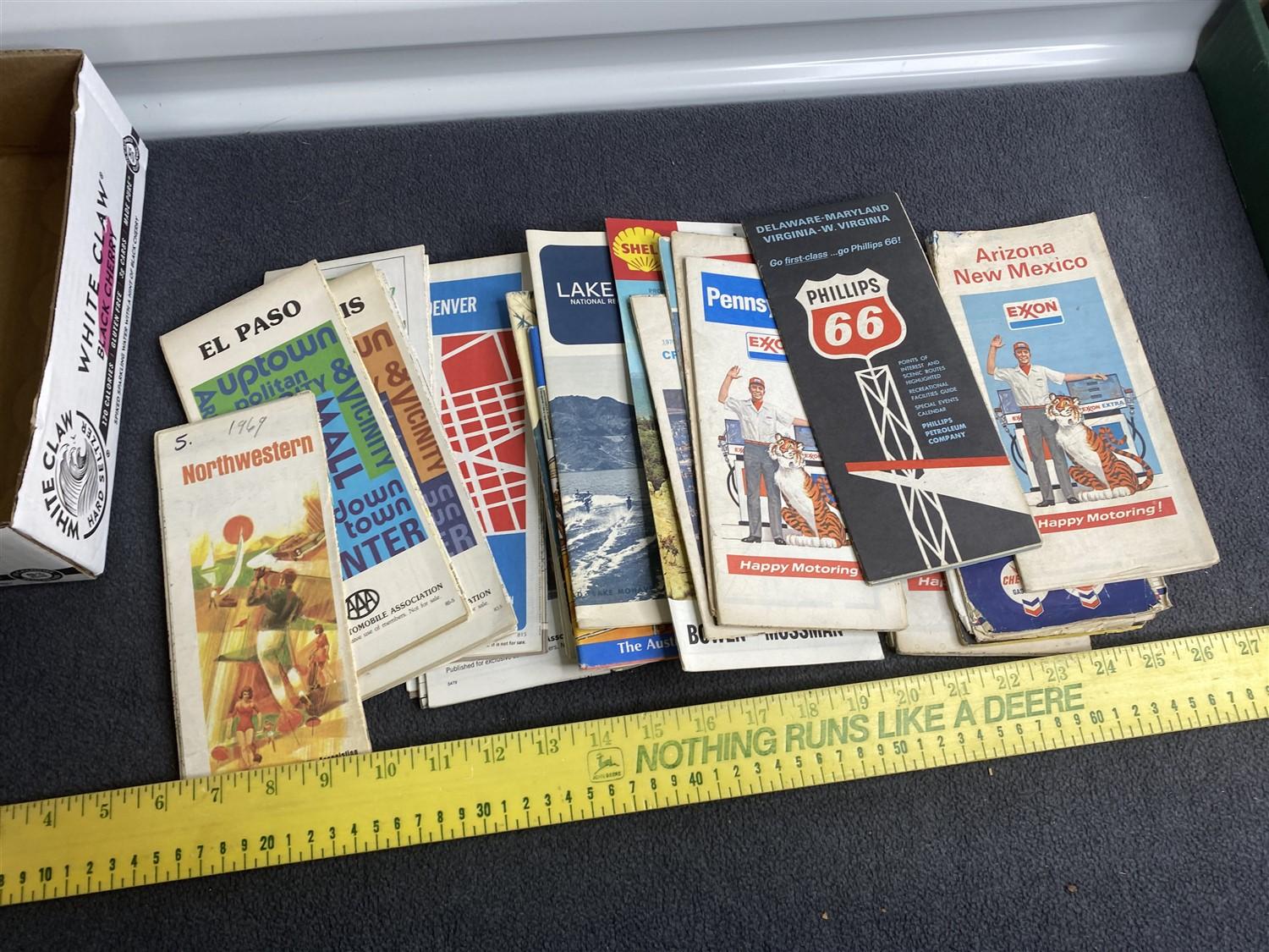 Group lot Vintage Advertising Travel Brochures