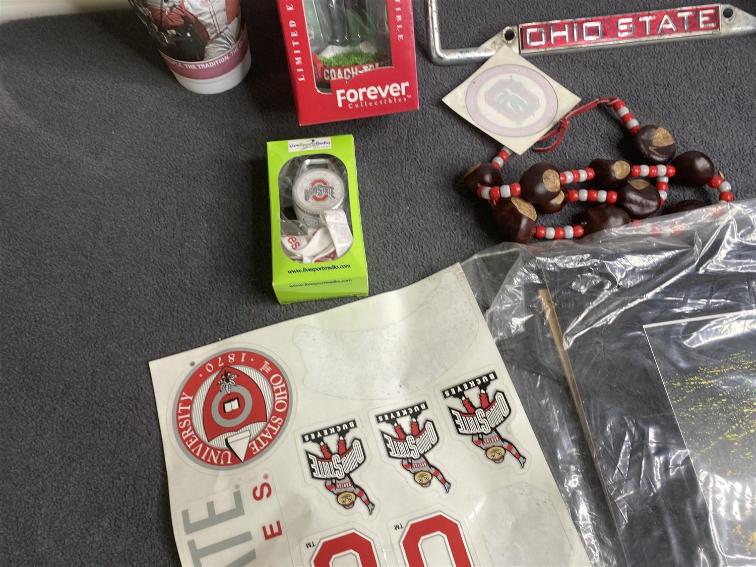 Group lot of assorted Ohio State University Collectible Items