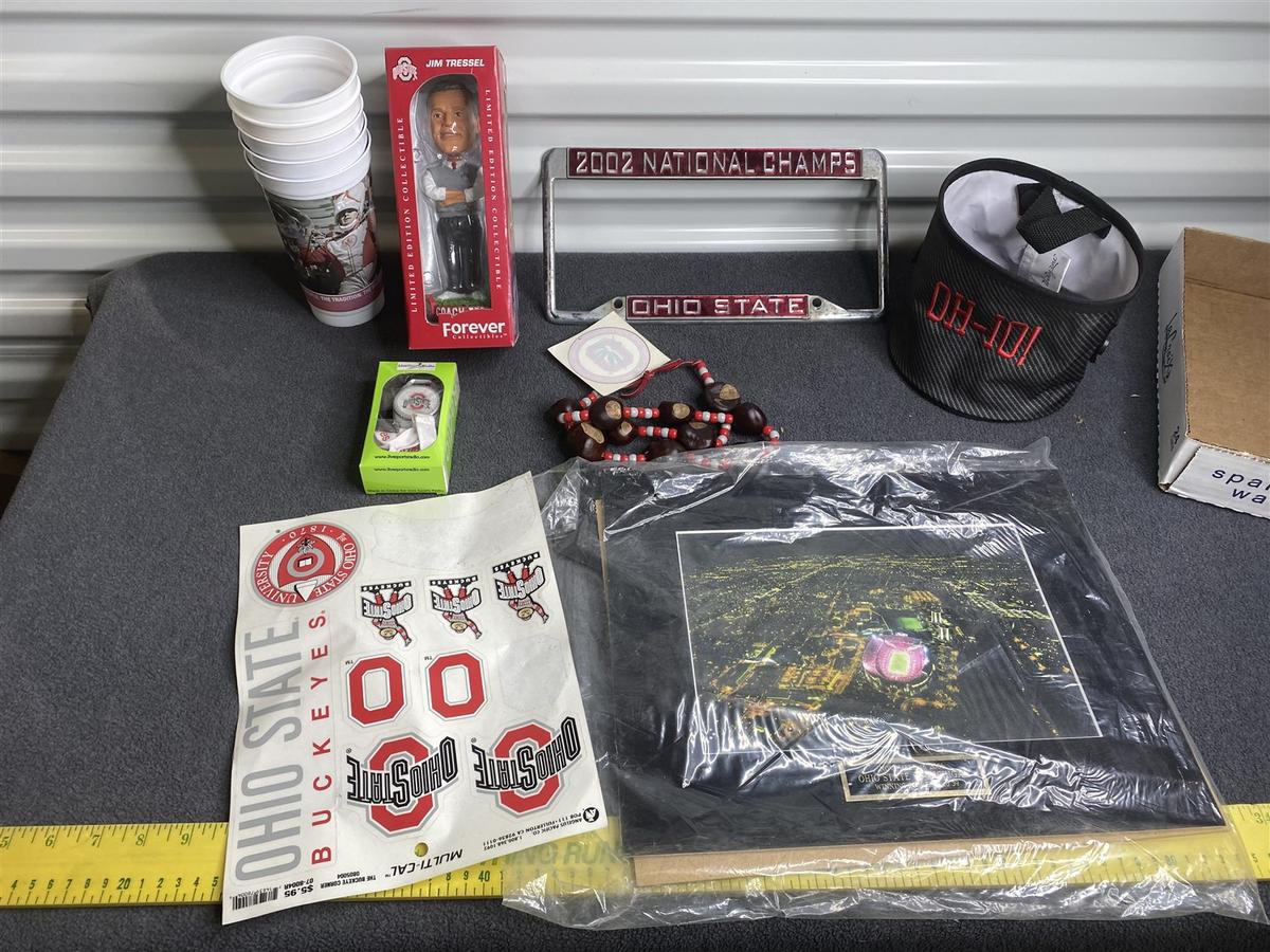 Group lot of assorted Ohio State University Collectible Items