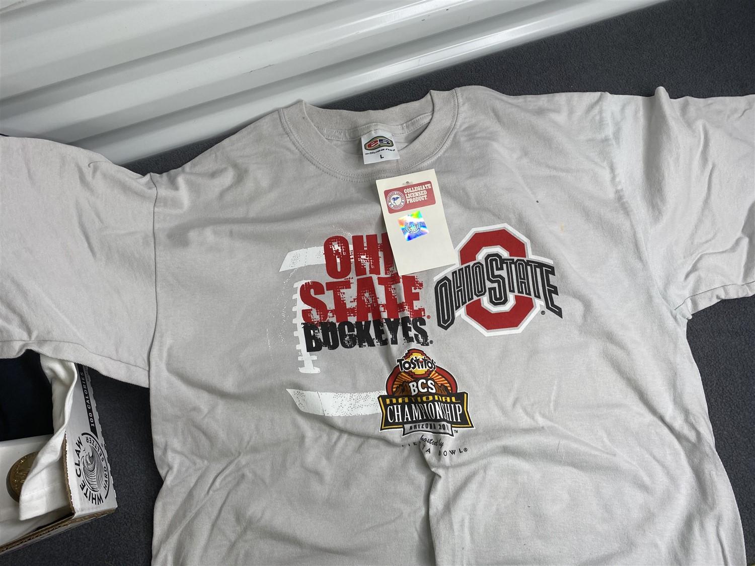 Group Lot OHio State University 2007 Championship Shirts and more