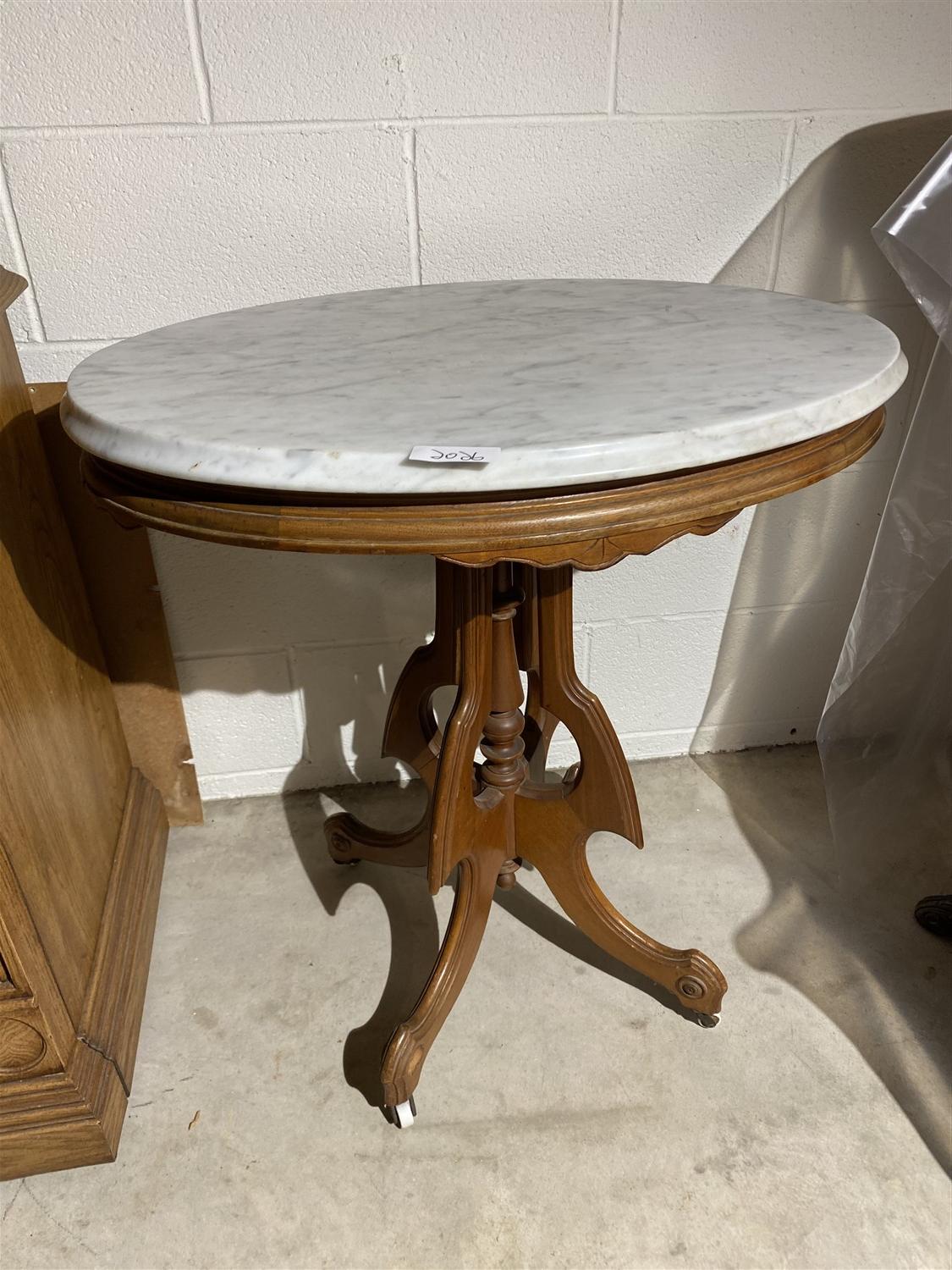 Victorian Marble Top Table