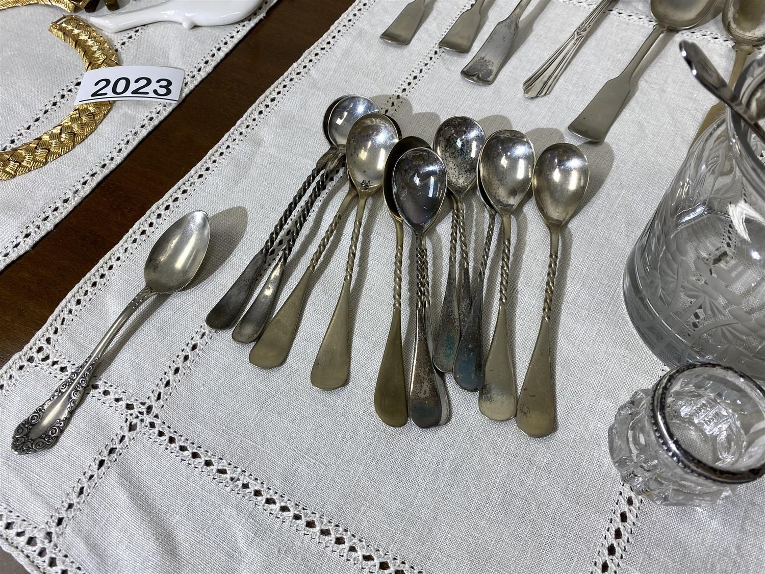 Group lot of sterling silver and plated pieces