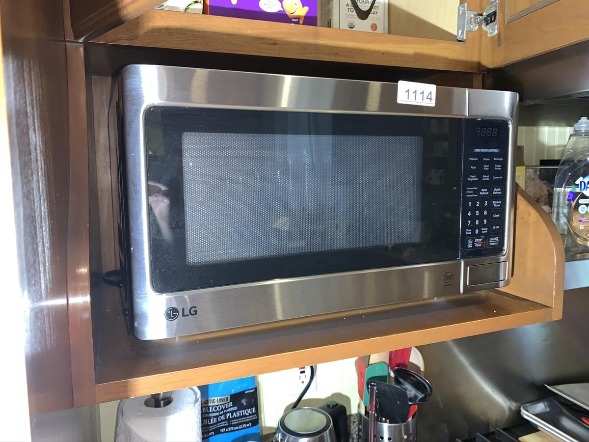 LG stainless Steel Microwave