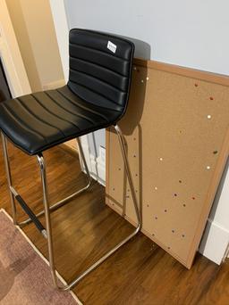 Retro Style Chair and Cork Board