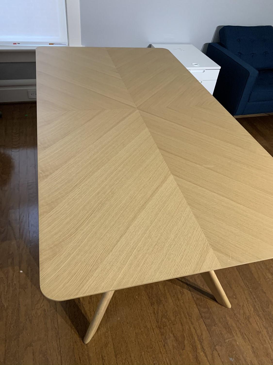 Contemporary Wooden Table Mid Century Style