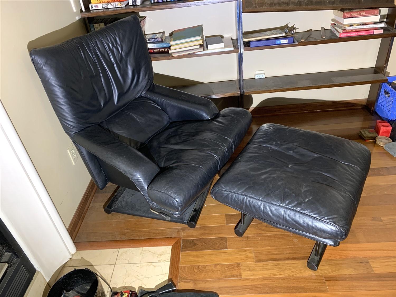 Sofa, 2 Chairs, Glider Chair with Foot Stool