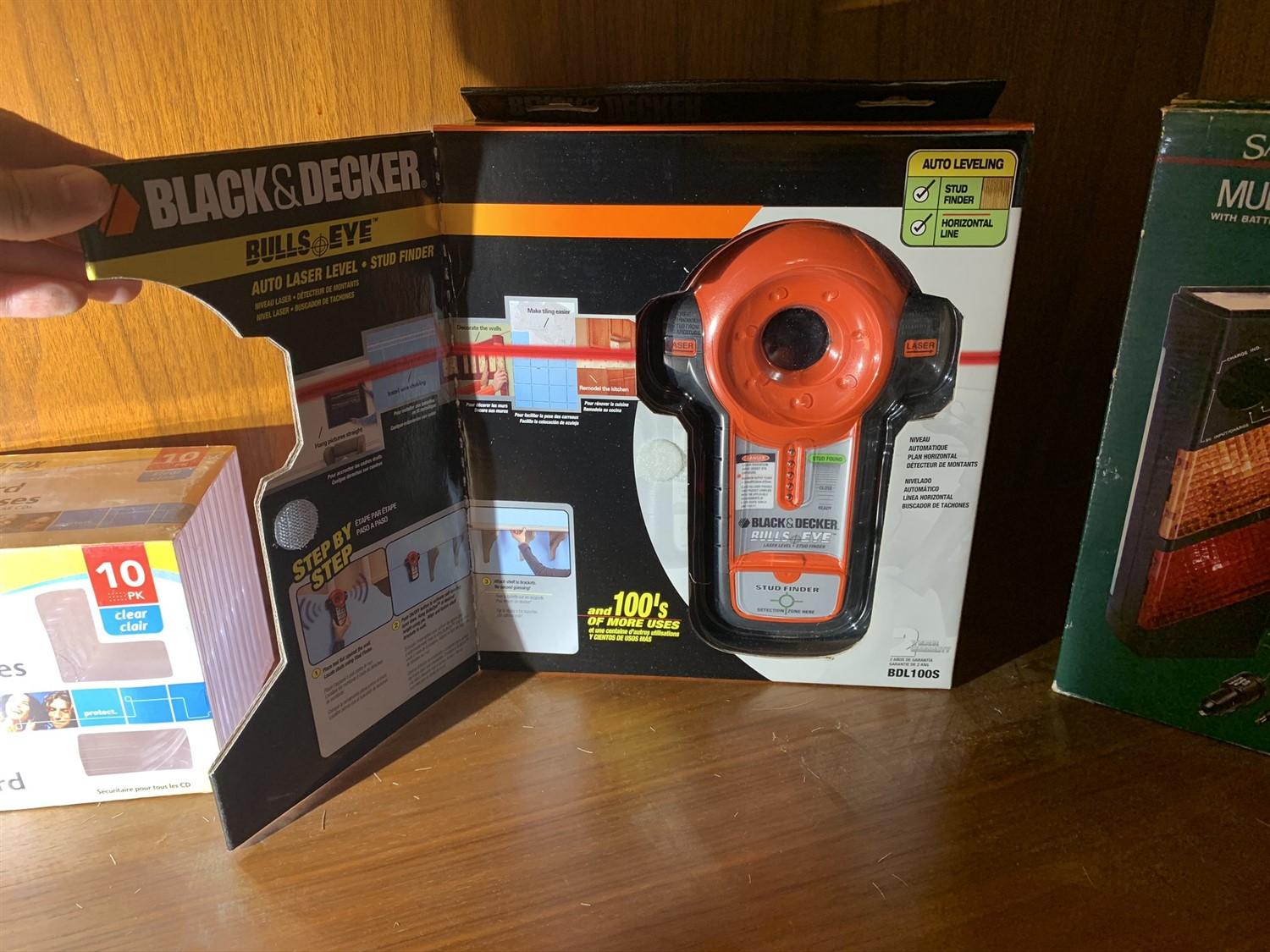 New Items Black & Decker Laser Level, Mini Light and More