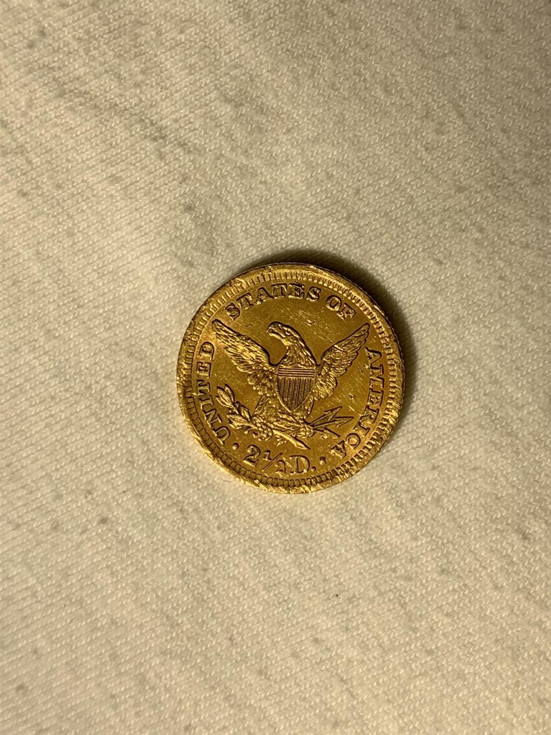 1901 $2.50 Liberty Gold Quarter Eagle Coin