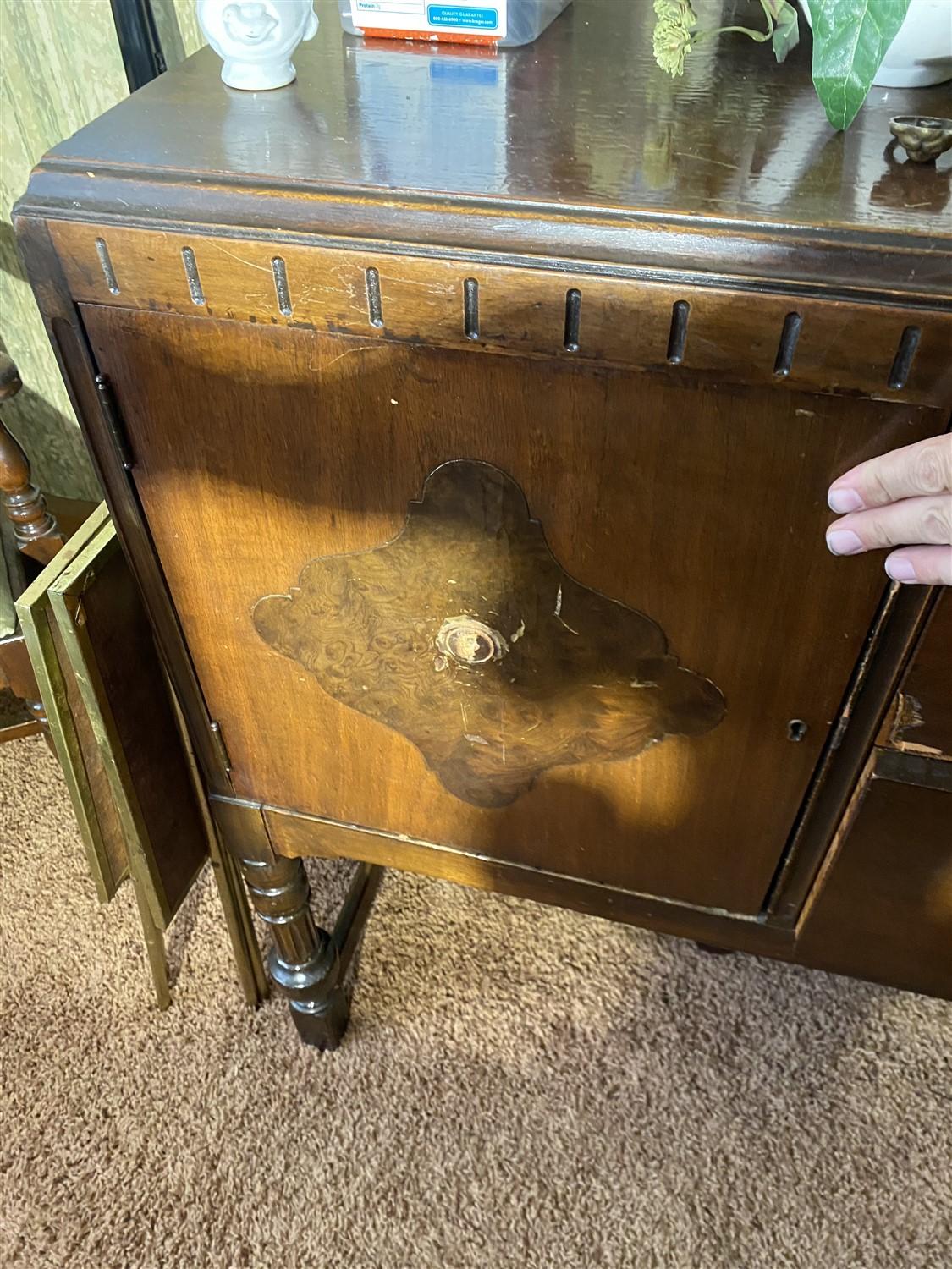 Antique Buffet Table