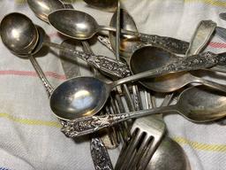 Group lot of sterling silver flatware - 577 grams