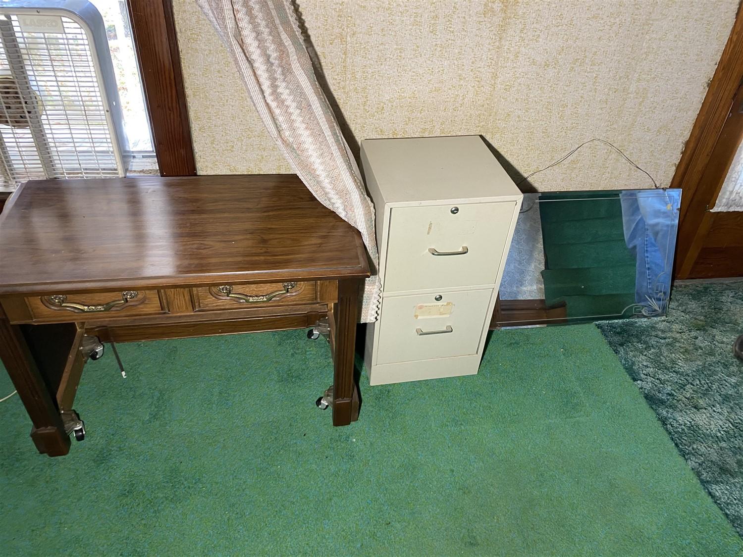 Group lot of vintage furniture and more