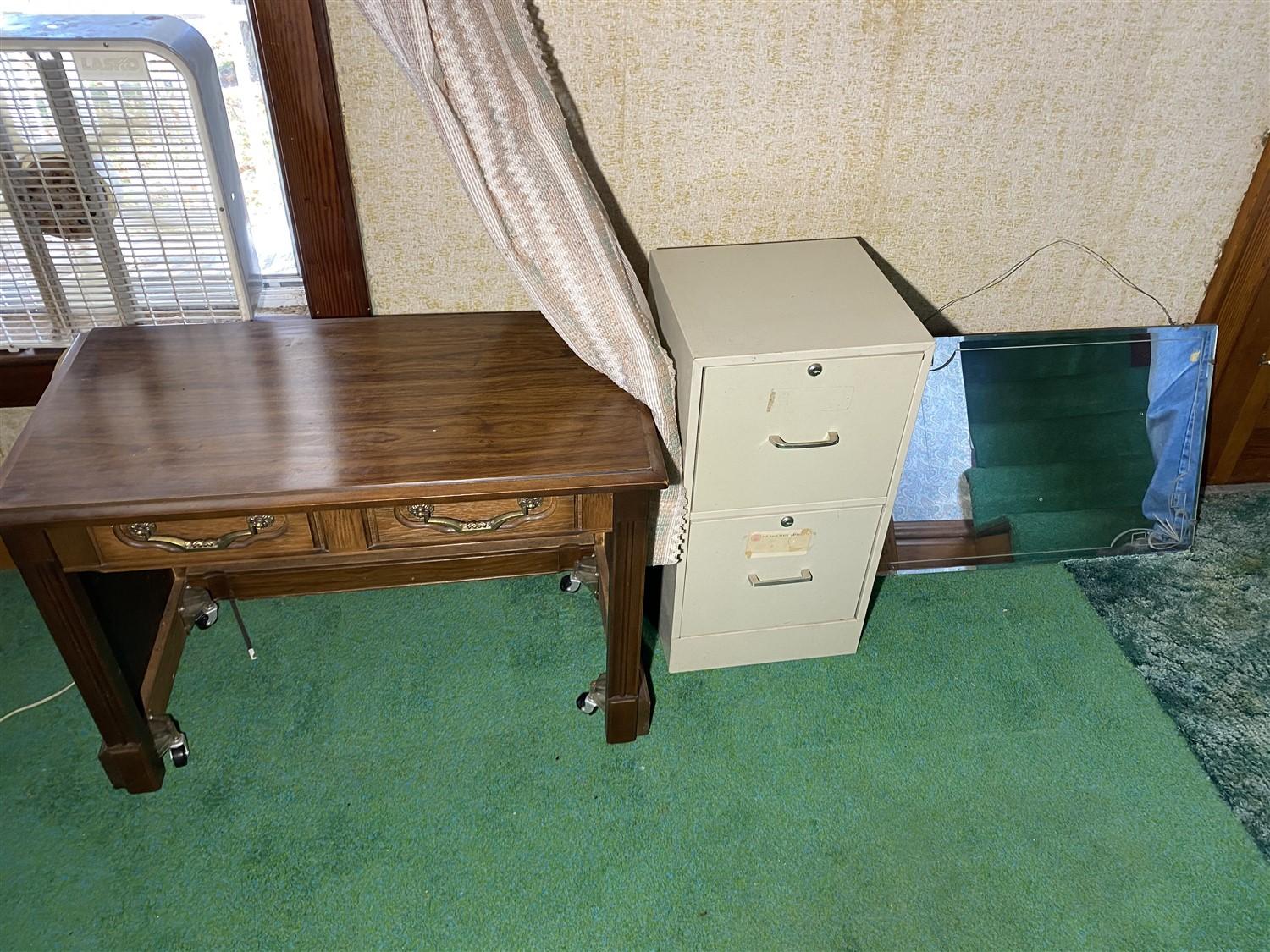 Group lot of vintage furniture and more