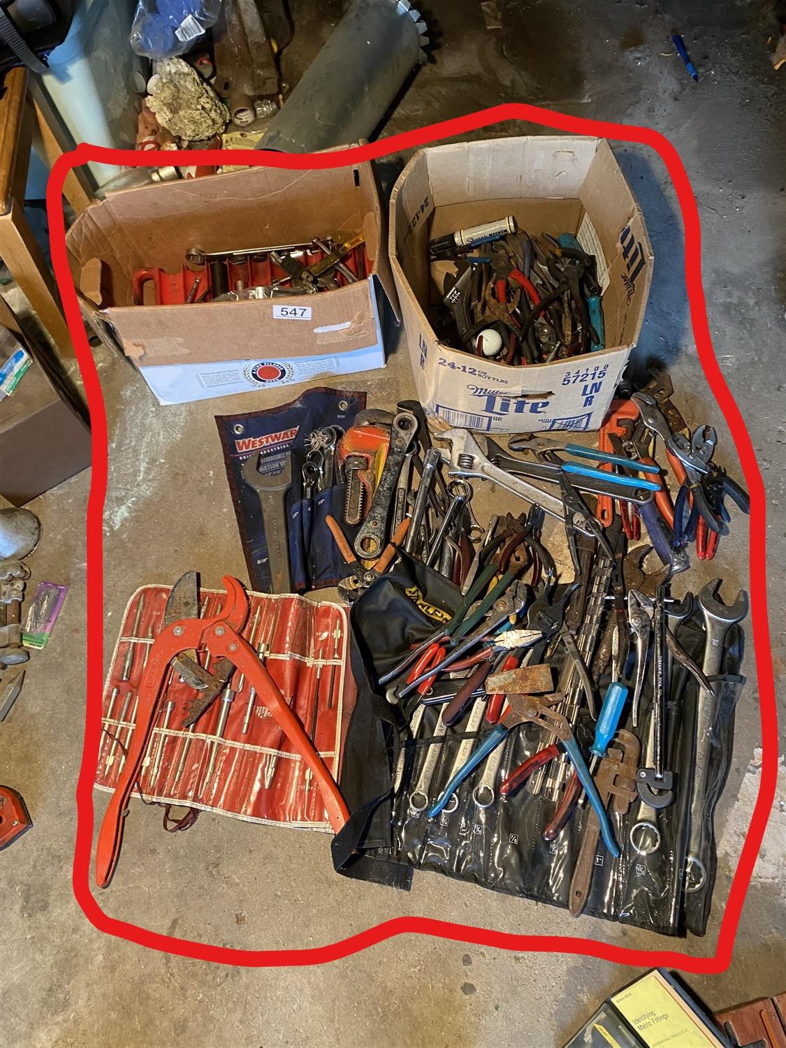 Large group lot of assorted tools