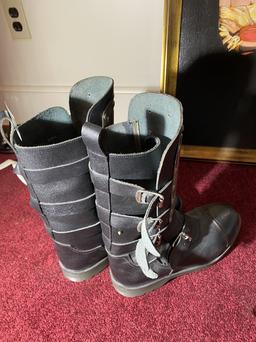 Vintage 1980s Biker Boots Carnaby Centre England