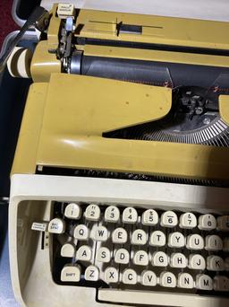 Vintage Safari Mustard Yellow Typewriter