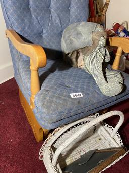 Vintage Platform rocker chair etc