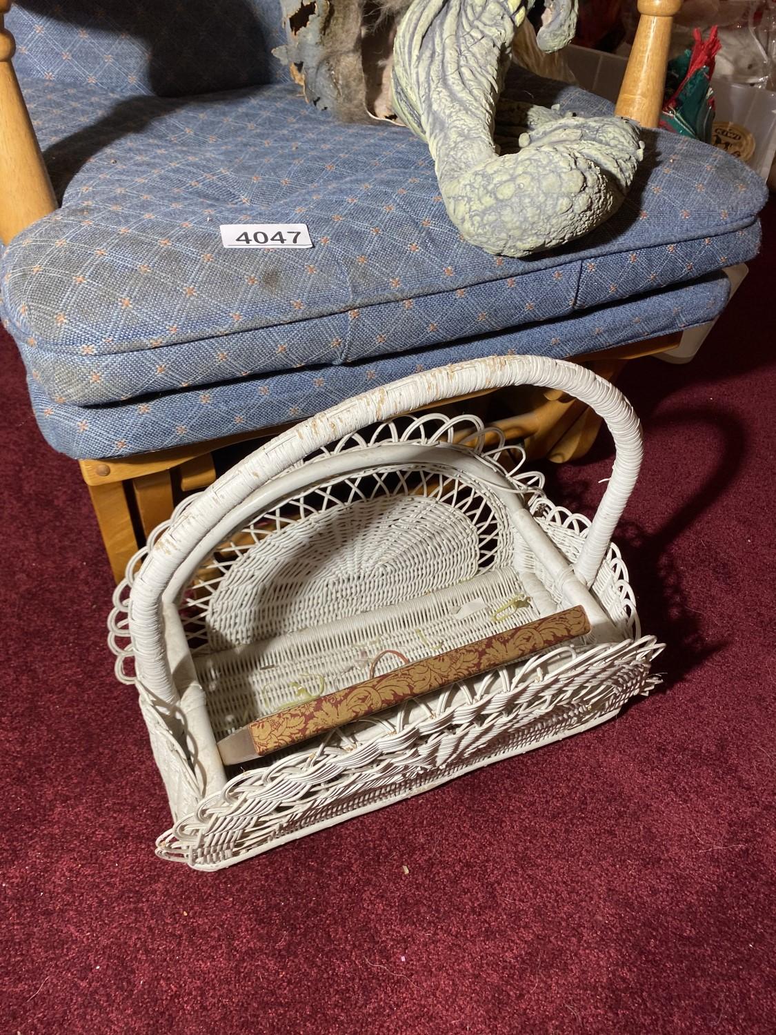 Vintage Platform rocker chair etc