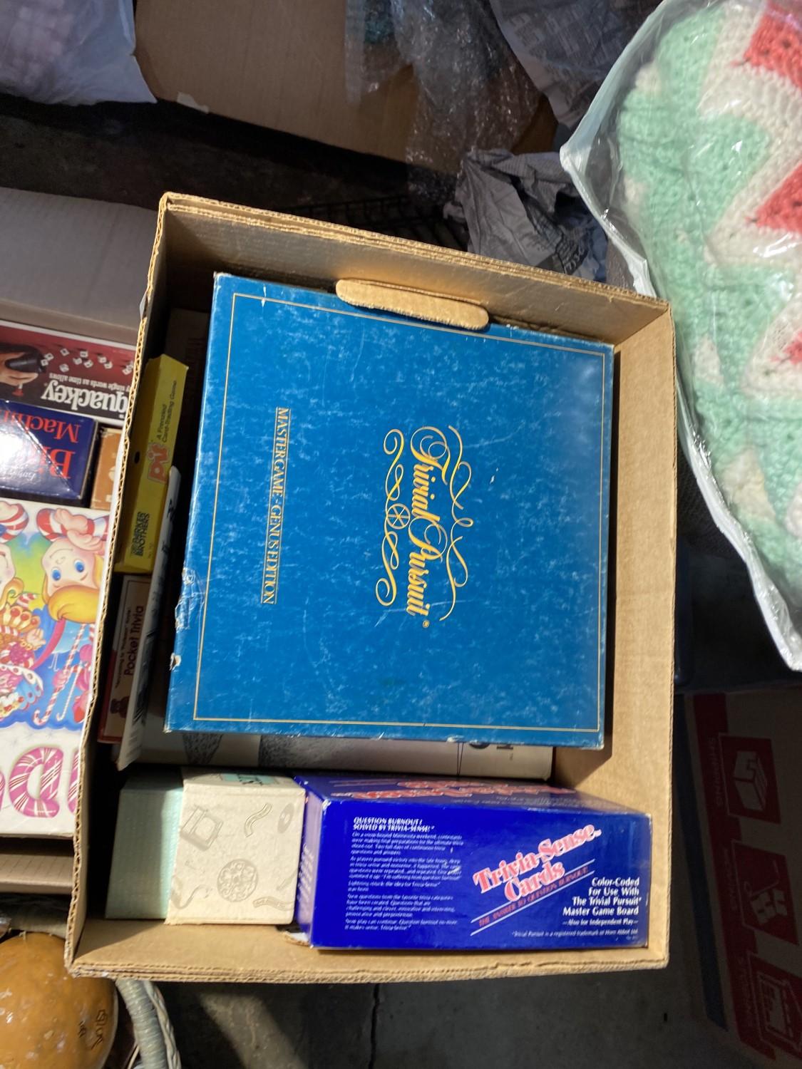 Group lot of vintage games and more