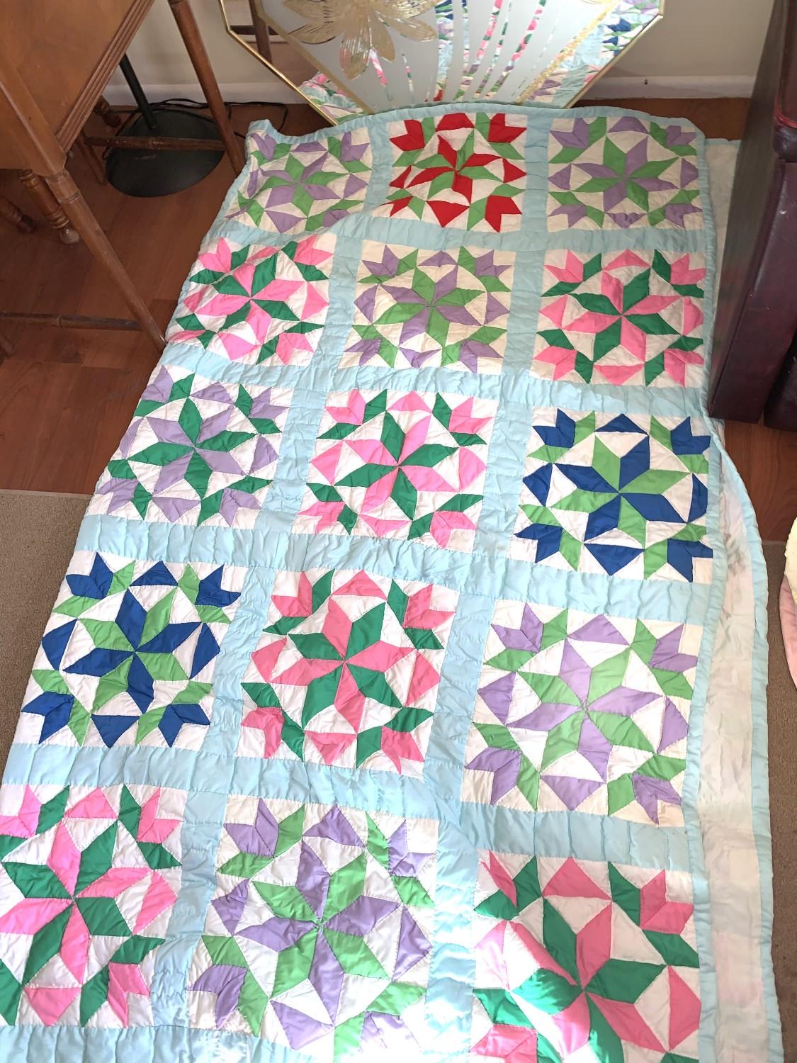 3 Beautiful Hand Stitched Quilts