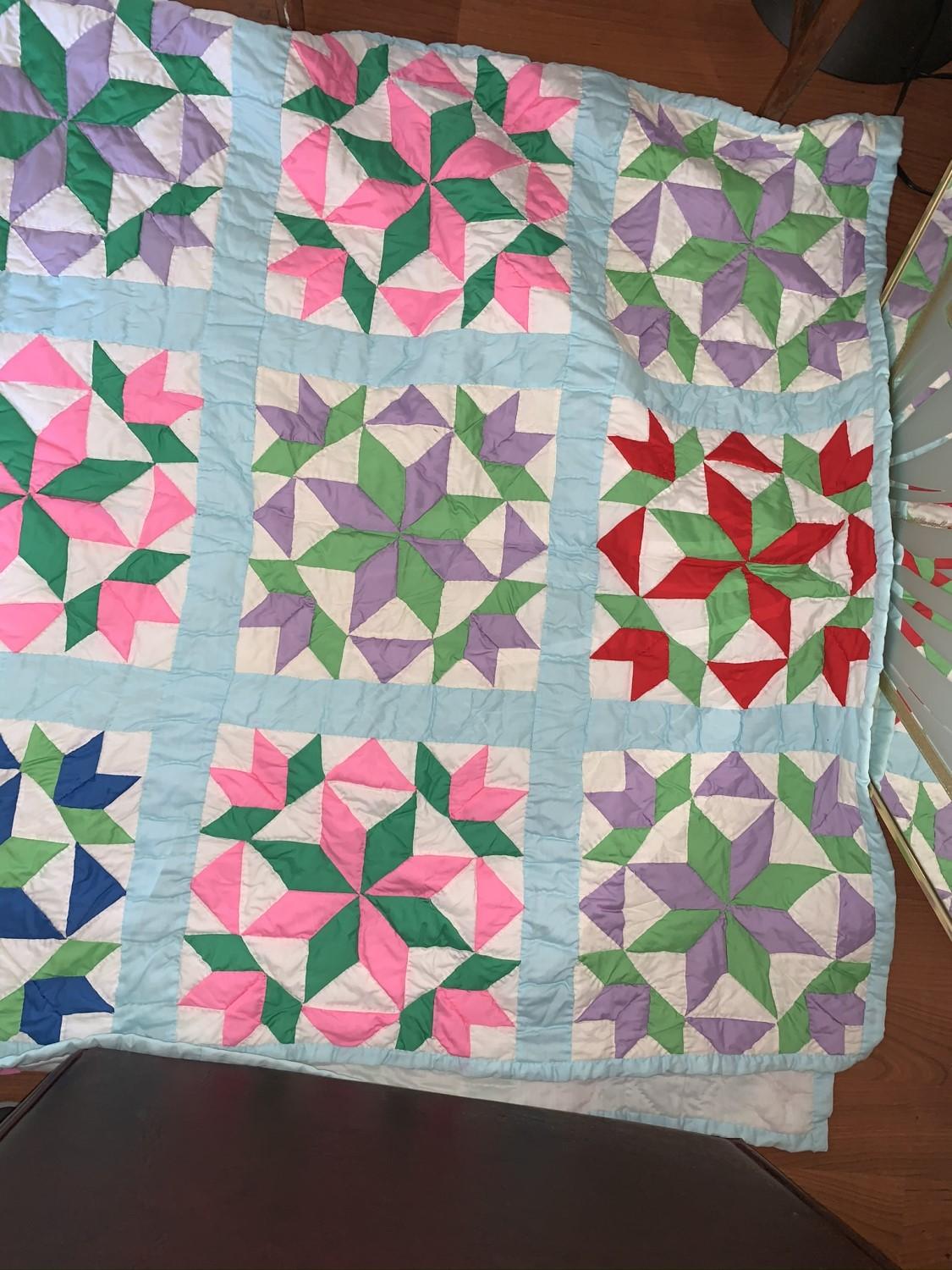 3 Beautiful Hand Stitched Quilts