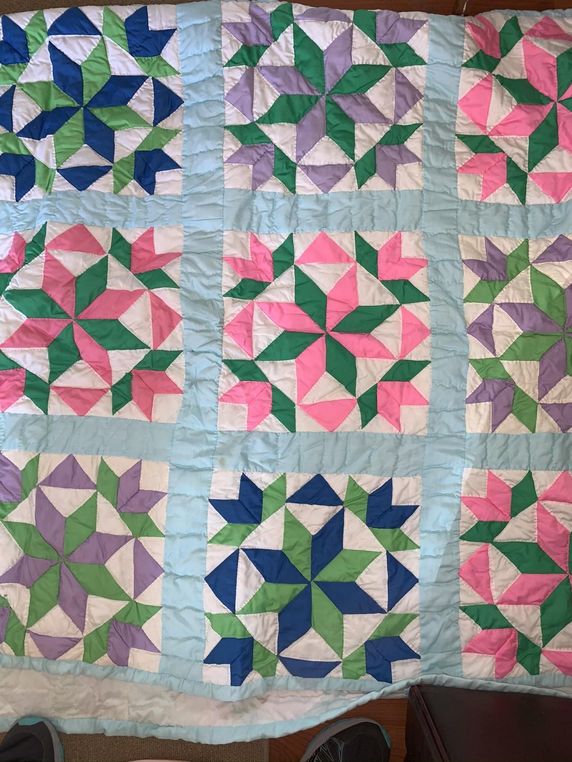 3 Beautiful Hand Stitched Quilts